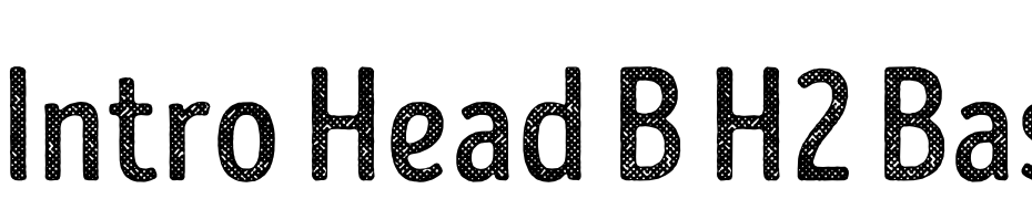 Intro Head B H2 Base Font Download Free